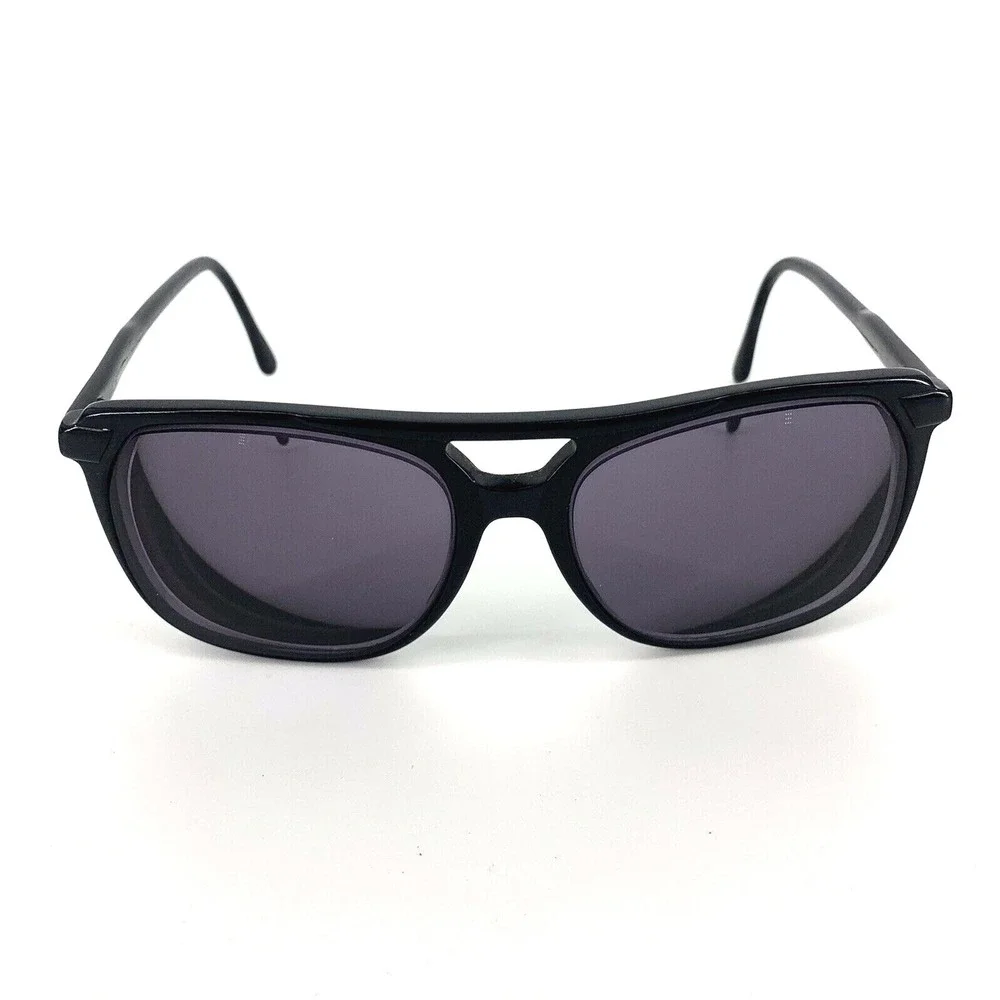 Vintage Ray Ban F1 Black‎ Oversized Purple Lens B & L France 1970s FRAMES ONLY!